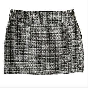 The Limited - Mini Skirt Grey Tweed Old Money Aesthetic - Size 4